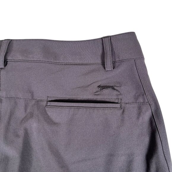 Slazenger Womens Dark Gray Lightweight Tapered Fit Golf Trousers Pants Size 8 - Picture 7 of 11